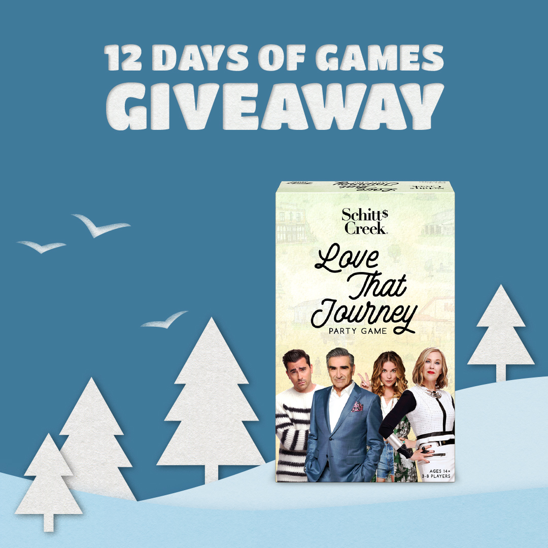 Funko Games on X: It's Day 5 of the Funko Games 12 Days of Games Giveaway!  Today we're giving away Schitt's Creek: Love That Journey Party Game!  🌹Follow us 🌹Retweet this tweet