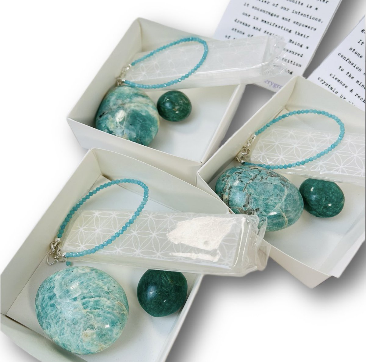 Just listed a few Amazonite Gift Bundles 🧚🏼‍♀️🫧🎁
