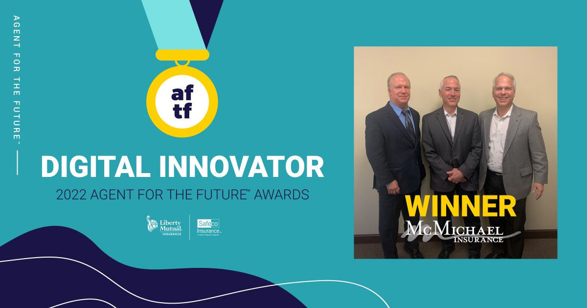 Congratulations to @mcmichael_ins, winner of the 2022 Agent for the Future Award for Digital Innovator! spr.ly/60123Biig