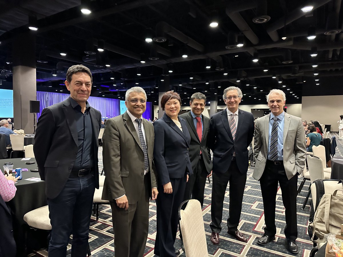 Shaji Kumar (@myelomamd) on Twitter photo We are about to start #ASH22 Friday symposium on myeloma. <a href="/CCO_Education/">Clinical Care Options</a> <a href="/IMFmyeloma/">International Myeloma Foundation</a>
Philippe Moreau, <a href="/myelomaMD/">Shaji Kumar</a> <a href="/YiLinMDPhD/">Yi Lin</a> <a href="/VincentRK/">Vincent Rajkumar</a> Jesus San Miguel and <a href="/TomBmt133/">Tom Martin</a> We are about to start #ASH22 Friday symposium on myeloma. <a href="/CCO_Education/">Clinical Care Options</a> <a href="/IMFmyeloma/">International Myeloma Foundation</a>
Philippe Moreau, <a href="/myelomaMD/">Shaji Kumar</a> <a href="/YiLinMDPhD/">Yi Lin</a> <a href="/VincentRK/">Vincent Rajkumar</a> Jesus San Miguel and <a href="/TomBmt133/">Tom Martin</a>