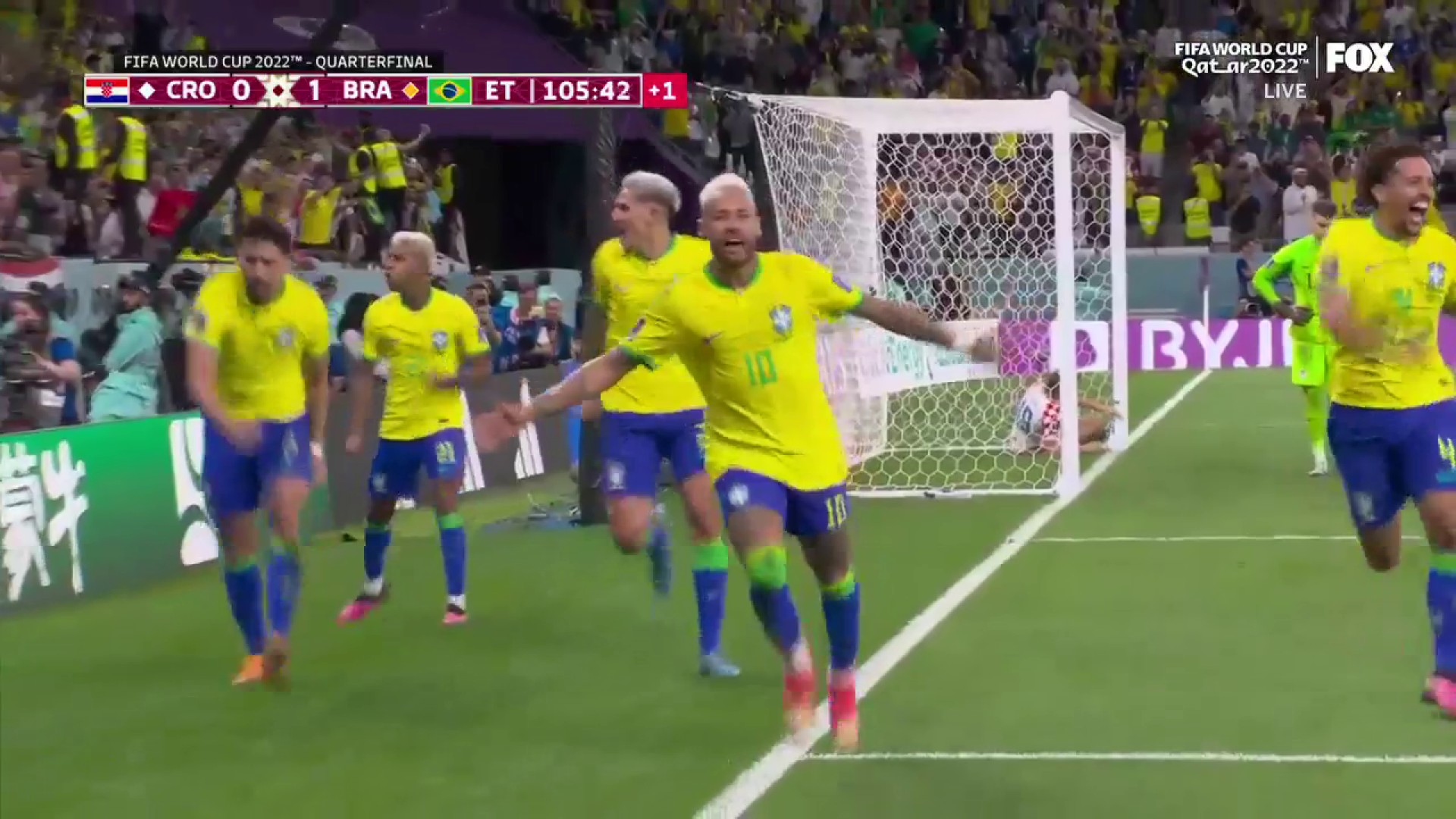 NEYMAR IN THE 106TH MINUTE 😱😱😱

BRAZIL TAKES THE LEAD 🇧🇷”
