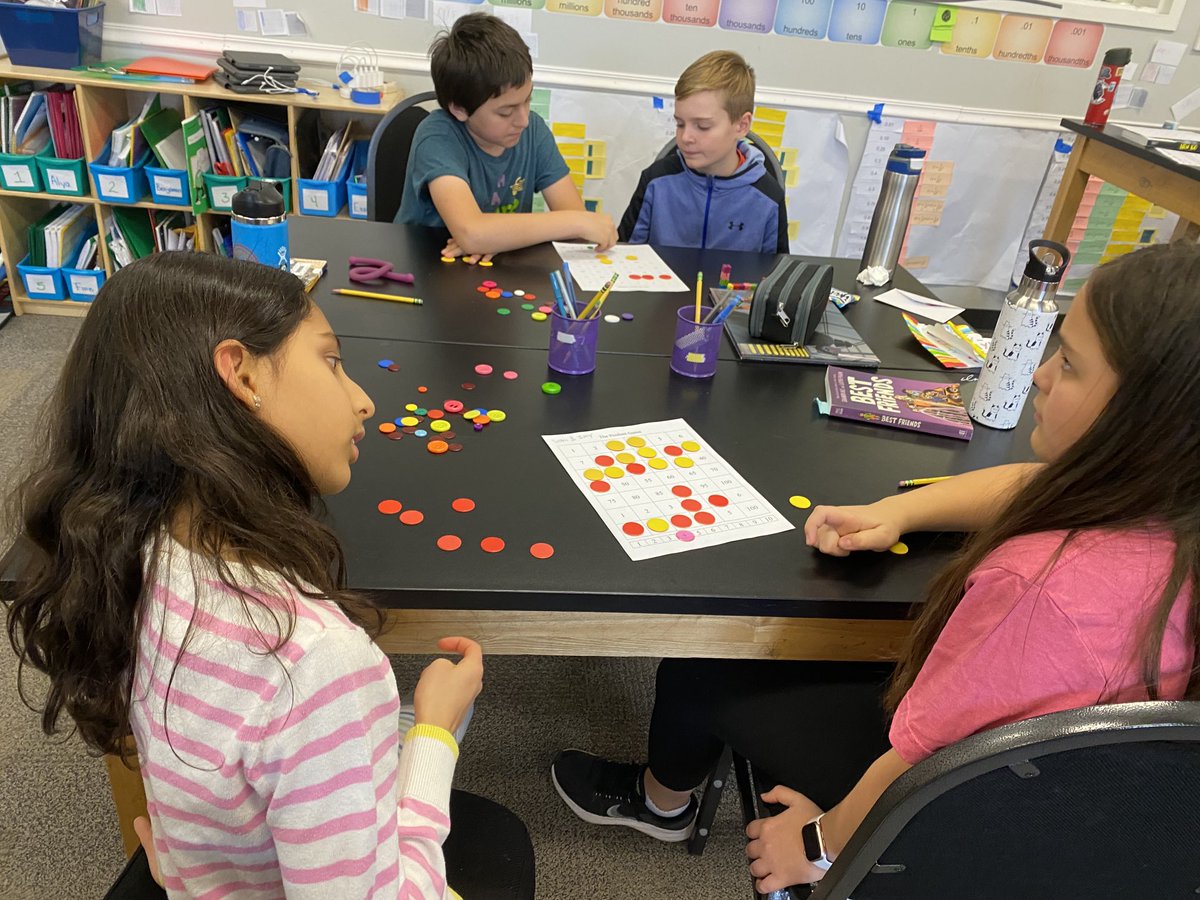 MphSteam's tweet image. The product game in action. Games are a great way to differentiate. Each team can have a different board to focus a skill they most need to practice. One group even moved on to creating their own game board. #iteachmath #iteach5th ⁦@MPHlowerschAbdo⁩ ⁦@MPHSchool⁩