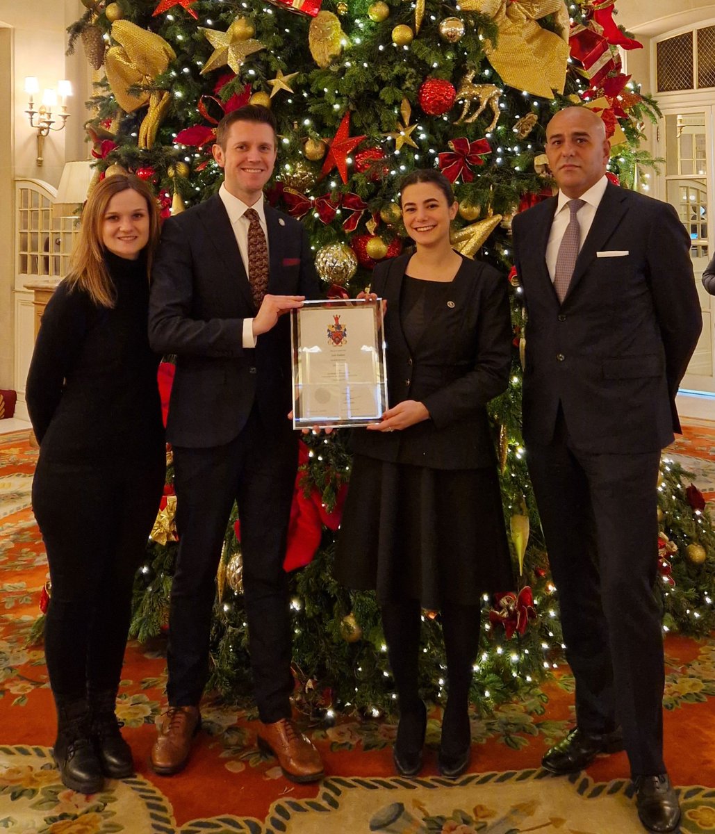 IoH_Online's tweet photo. This week, it was a pleasure to visit @theritzlondon and welcome Jude Haddad AIH into our #HospitalityFamily in recognition of her winning the coveted AICR United Kingdom Receptionist of the Year 2022 competition! 

Jude has a great future, and we look forward to supporting her! https://t.co/hPjktBwPRH