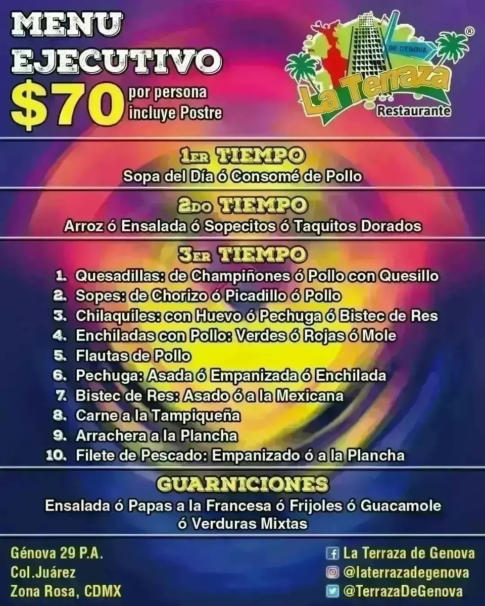 TerrazaDeGenova's tweet photo. Listo el #MenúEjecutivoAlDoble de La #TerrazaDeGénova para este #Viernes de #CuartosDeFinal de #Qatar2022

No te pierdas del #PaísesBajosVsArgentina mientras disfrutas de nuestro #Sabor.

¡Te esperamos! https://t.co/M988jIjpuP