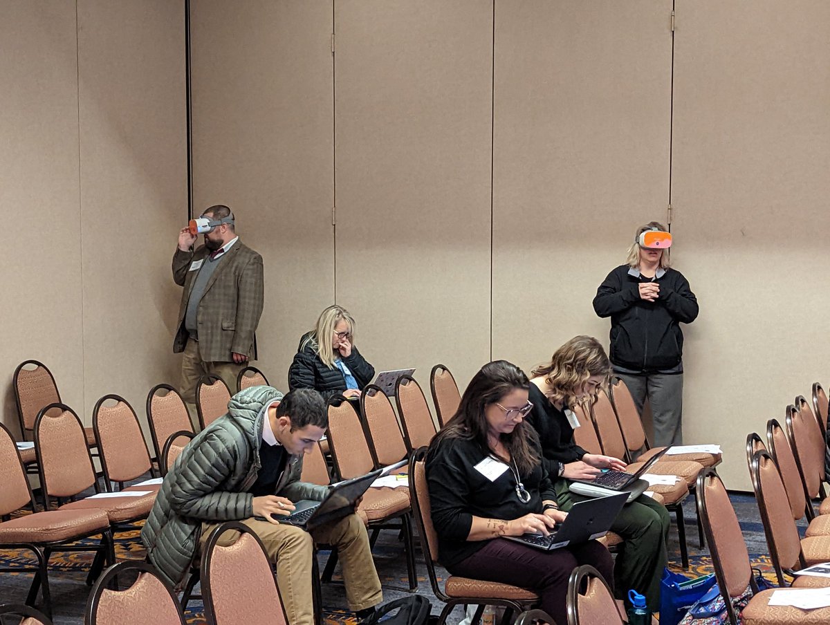 Robert Dominick (@robdom4) on Twitter photo Explaining the collaboration between MLTI and Caribou Community School. Teacher Kim Barnes <a href="/ACTOY2019/">Kimberly Barnes</a> and Heather Anderson <a href="/caribouteacher/">Heather Anderson</a> had the vision to engage students by telling their stories. We supported it with @CoSpaces_Edu and @WeVideoEdu integration. #emsymposium2022 Explaining the collaboration between MLTI and Caribou Community School. Teacher Kim Barnes <a href="/ACTOY2019/">Kimberly Barnes</a> and Heather Anderson <a href="/caribouteacher/">Heather Anderson</a> had the vision to engage students by telling their stories. We supported it with @CoSpaces_Edu and @WeVideoEdu integration. #emsymposium2022