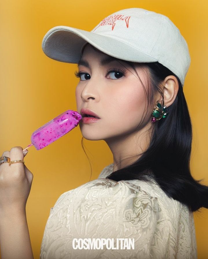 Fave portrait from her Cosmo shoot! 🐤 She's on her harvesting phase na. Keep soaring our Queen, deserve mo yarn! ✨ #BarbieForCosmo