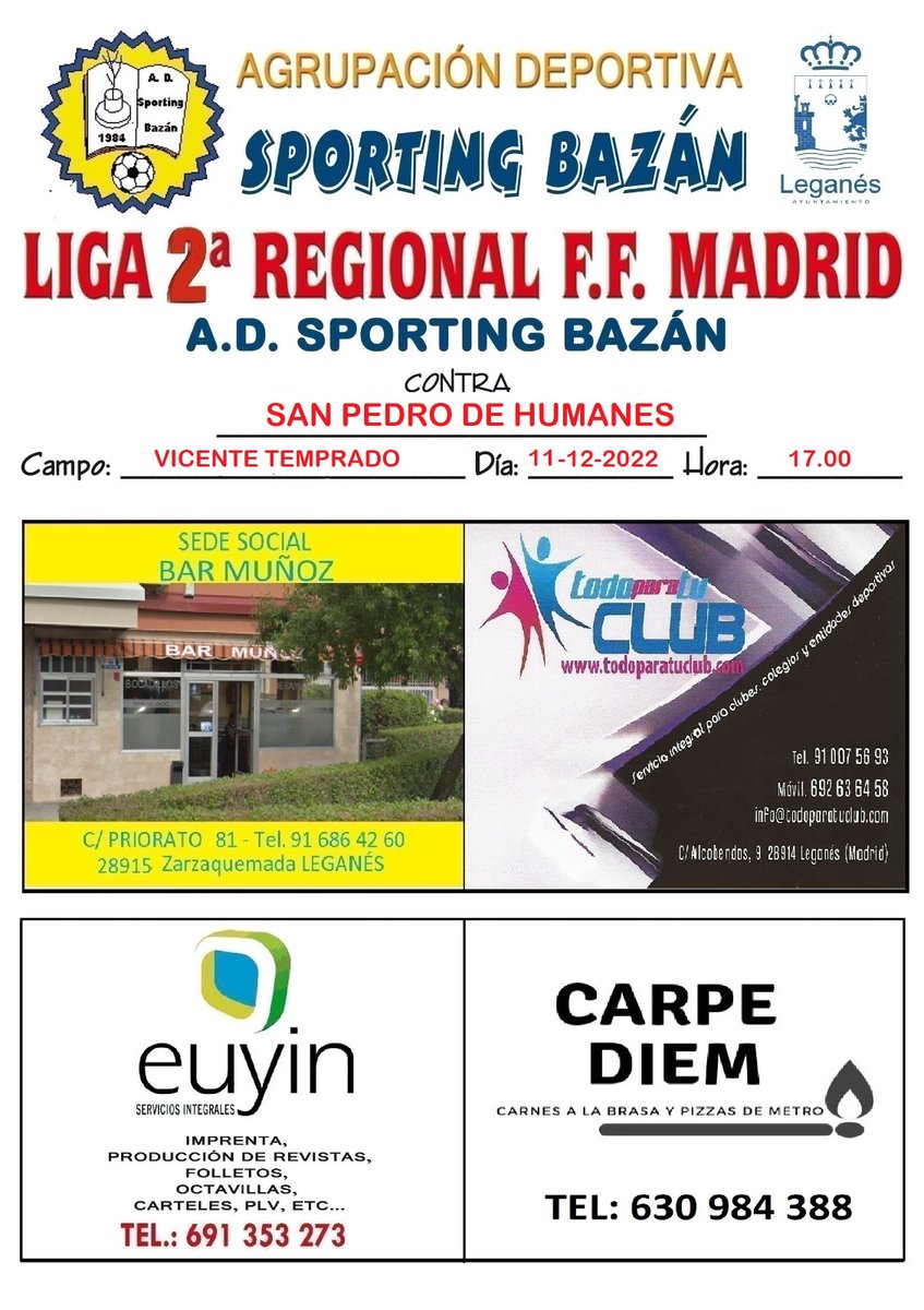 A.D. Sporting Bazán tweet media