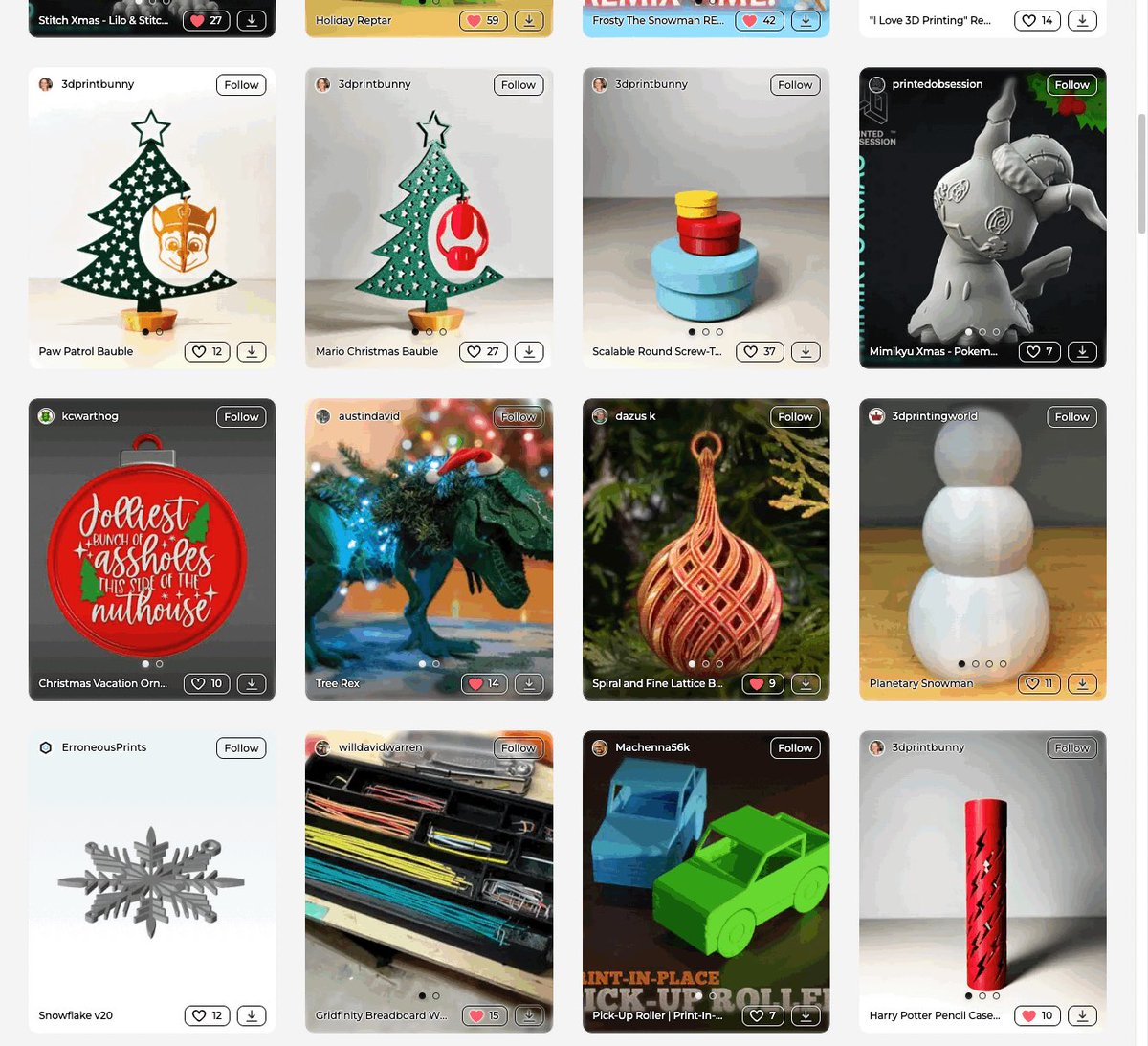 Big update! We have redesigned landing, profile and elements of model pages. Today we launched the v1 of "full content cards". 

Our goal is to showcase and celebrate the creative works of all #3D creators, and while we still have a way to go, this advances us down that path.