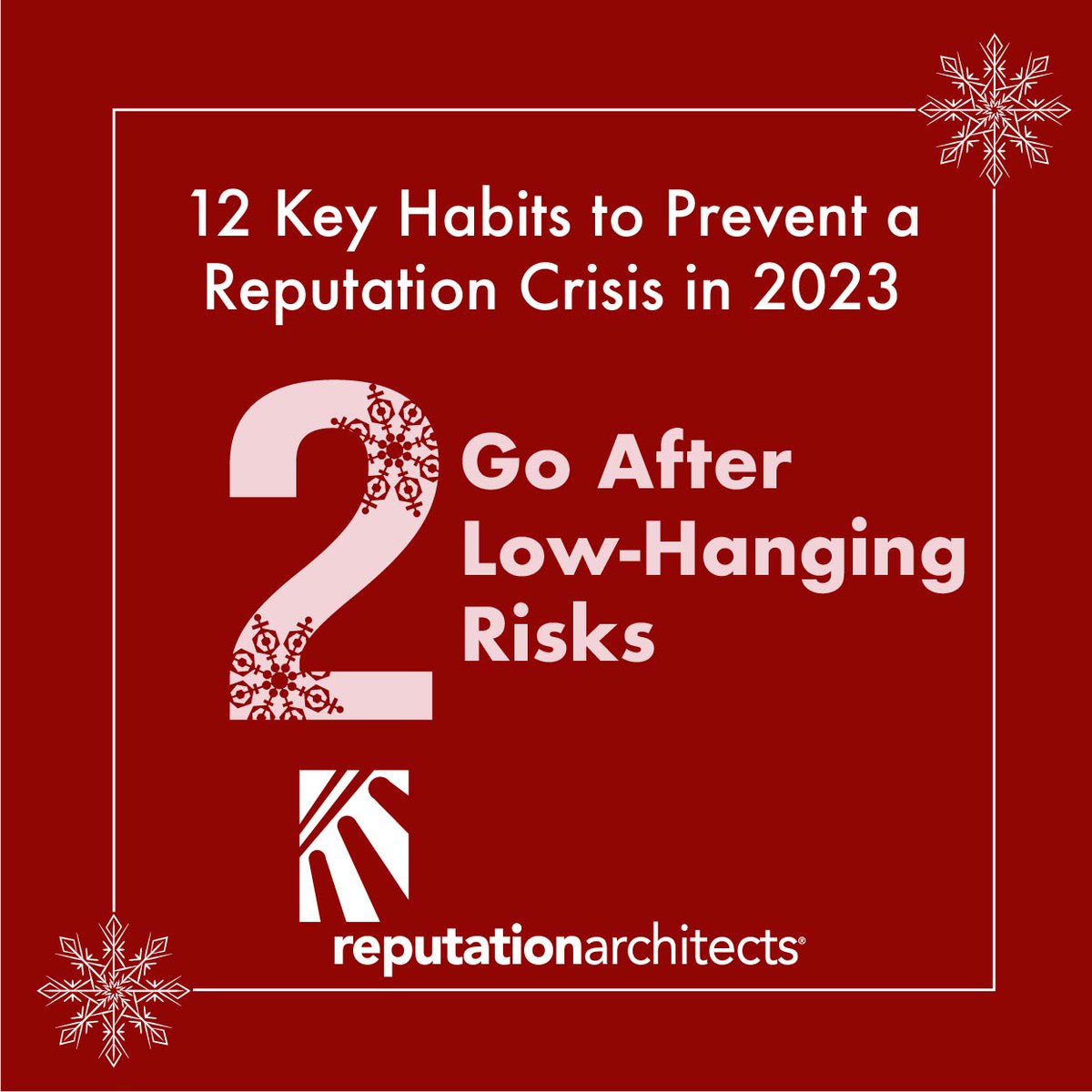 ReputationDoc's tweet image. Look for #reputation threats that can be neutralized quickly and easily. Then, tackle them immediately instead of putting them off. The time, money and heartburn you save by not having a #Crisis is the best gift of all. bit.ly/2NCF5pN #riskmanagement #crisismanagement