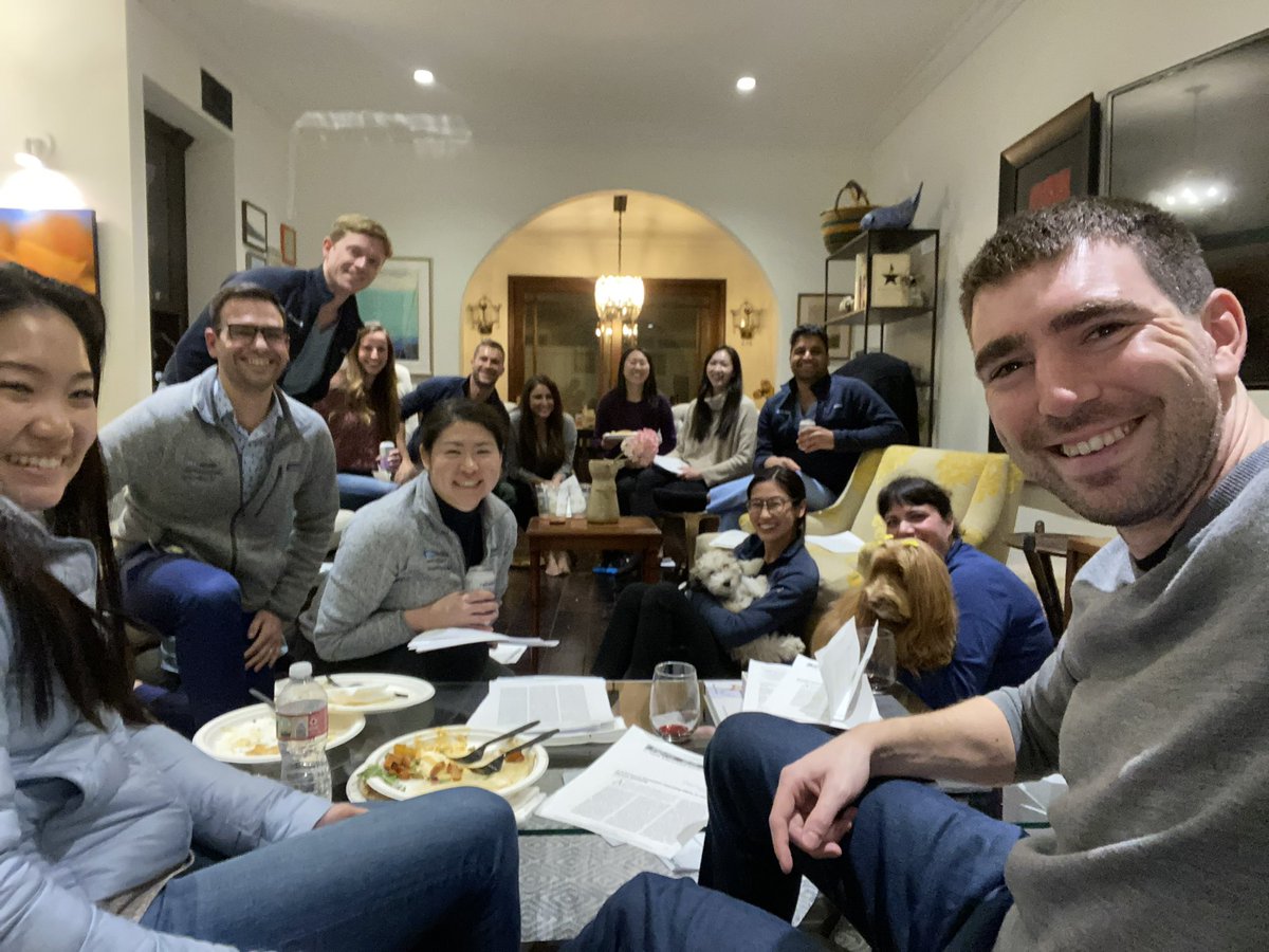 What a fun NEJM journal club hosted by Drs. Brook &amp; Cope! Full of learning (PILOT study &amp; EMPA-Kidney) and rich discussions over editorials on diagnostic distress &amp; burnout. Complete with food, drinks, and adorable puppies! <a href="/uclaimchiefs/">UCLA Internal Medicine Chief Residents</a> <a href="/rachelpbrookmd/">rachel brook</a>