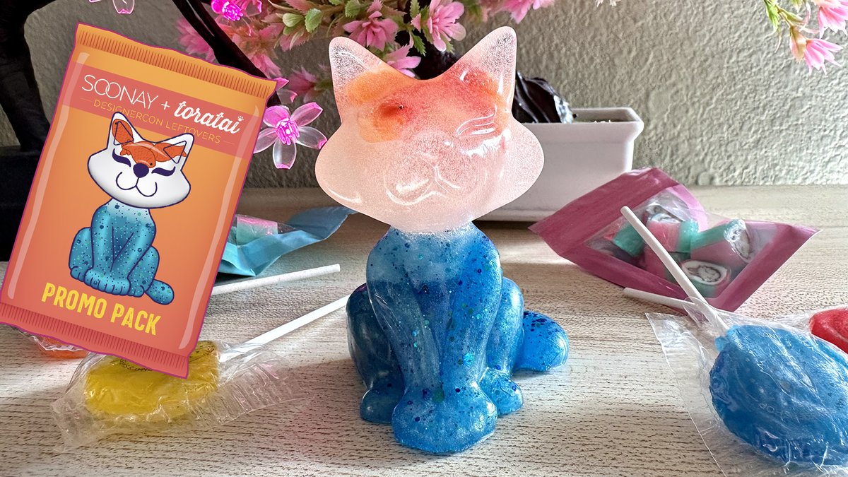 Happy #FreebieFriday! Tomorrow I'm releasing my DCon digital collectibles. To celebrate let's give away a rough Toratai test figure, some candy, and one of the digital promo packs!
🐟 Follow me
🐟 Like &amp; retweet

For more giveaways join my discord: discord.gg/n3GDUarV5c
⬇️Rules