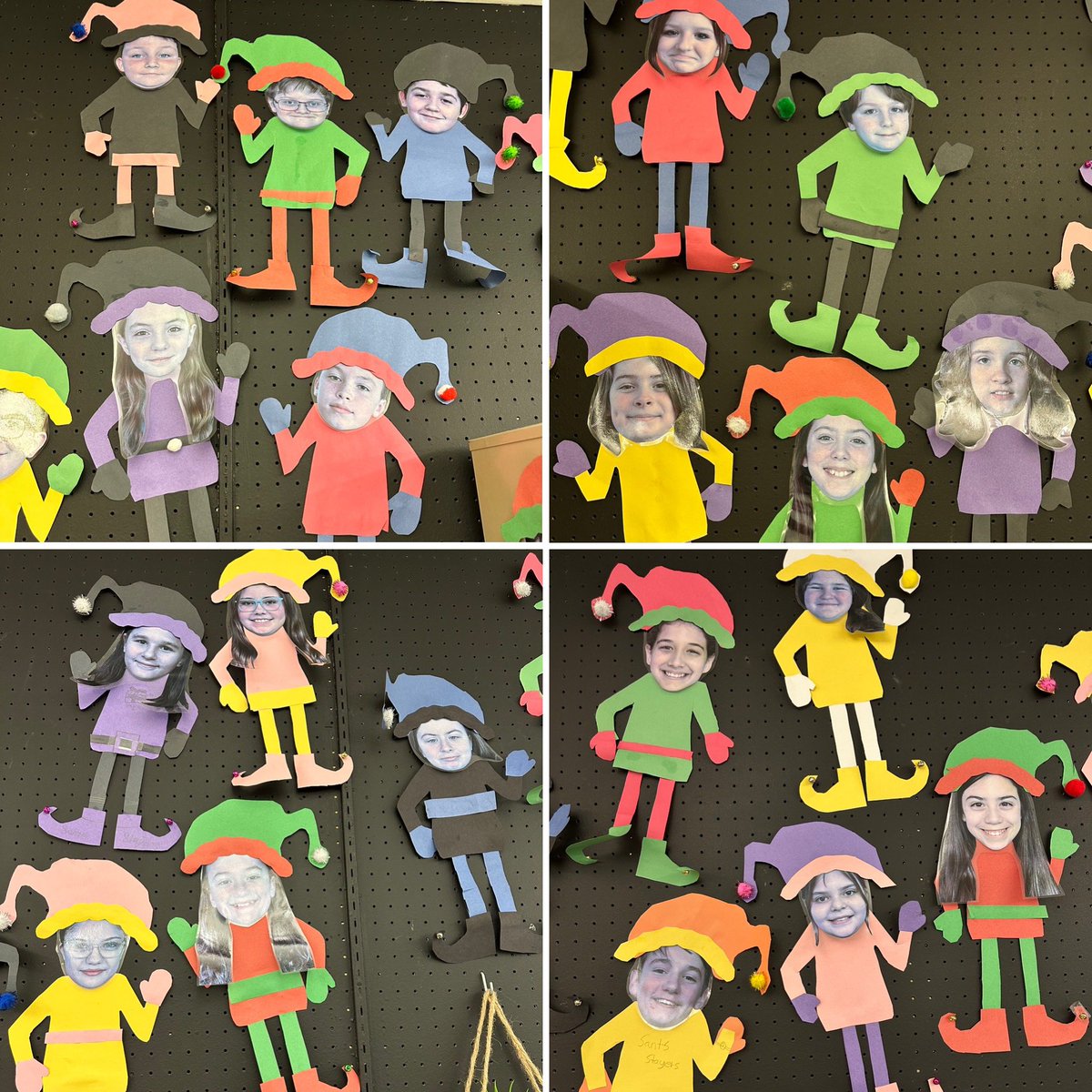 mrstdugger's tweet photo. ‘Tis the season! The room is decorated with lots of festive elves to go along with our Christmas argumentative writing unit 🎄 https://t.co/whw6y97Zgt