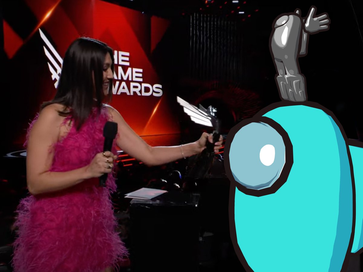 clearly someone sabotaged <a href="/thegameawards/">The Game Awards</a> livestream last night, but here we are when we won VR Space Bean Game of the Year!