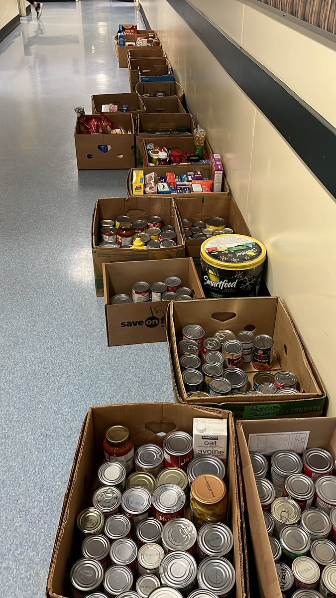 Food drive is up to 580 cans. Students earned sone extra recess. Thanks for the support!