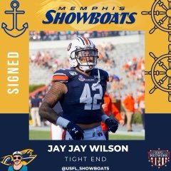 archyshowtime's tweet photo. @usflshowboats you got a dominant player our guy won’t disappoint @jayjay_wilson_ #usfl #nfl https://t.co/L7AZz4X2TD