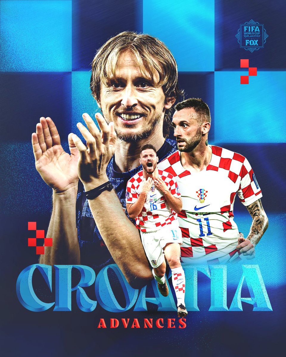 WHAT A GAME 🔥

CROATIA IS MOVING ON TO THE SEMIFINALS 🇭🇷👏