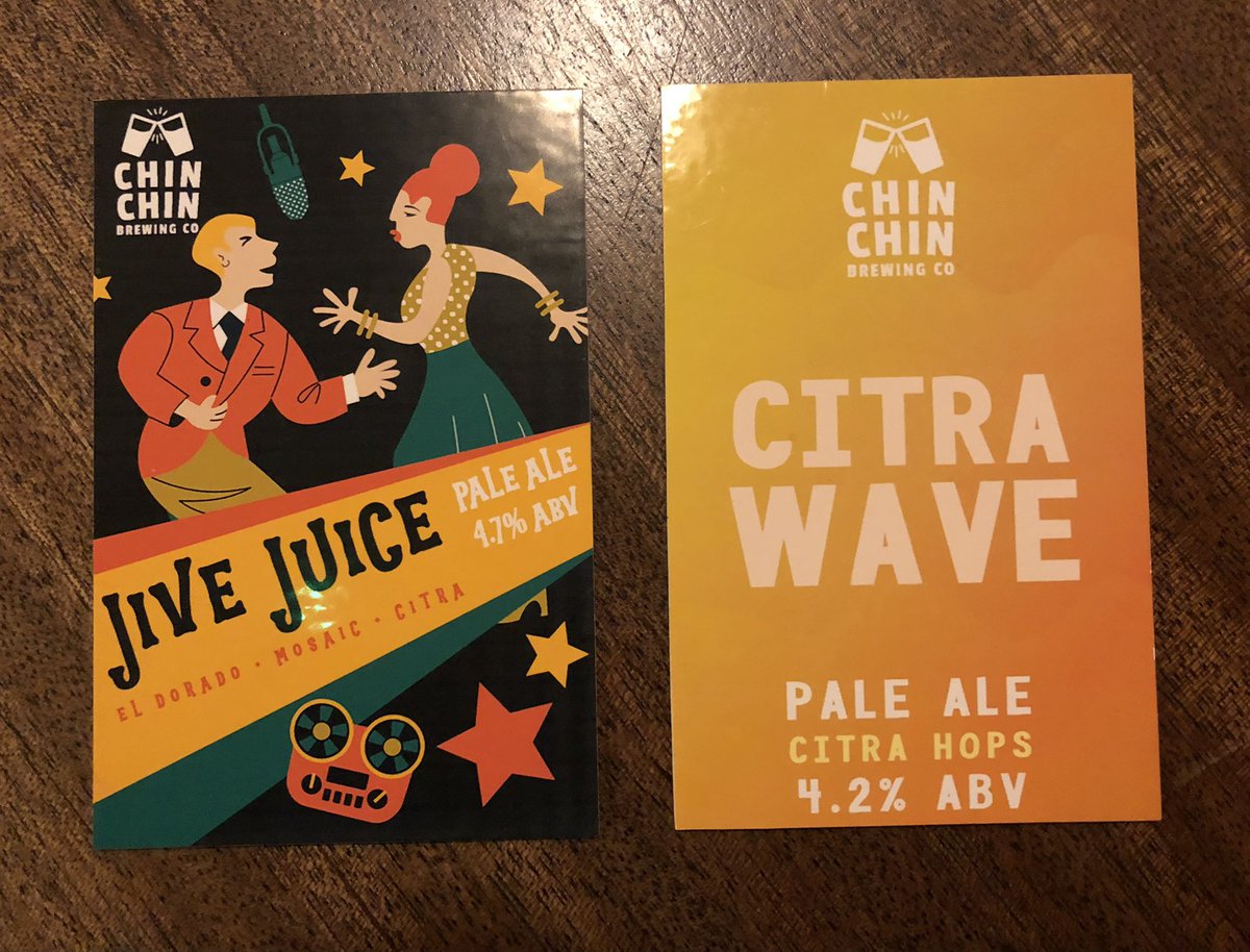 Two delicious beers coming soon from @ChinChinBrewing!