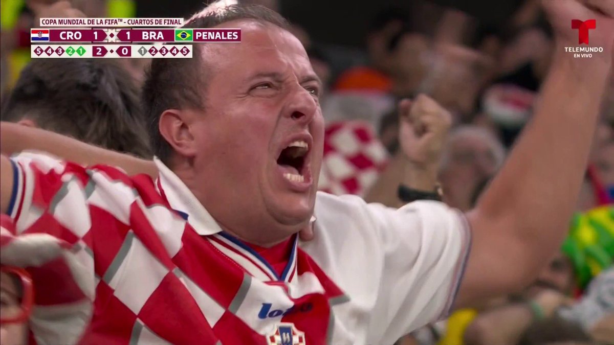 rogbennett's tweet photo. Croatia, Population 3.9 Million, roughly same size as Oklahoma elminate World Cup favorites Brazil. What a brilliant, relentless, tenacious, brave unit. So many footballing qualities to aspire to. Incredible 🇭🇷 https://t.co/5VXE1yFZPU