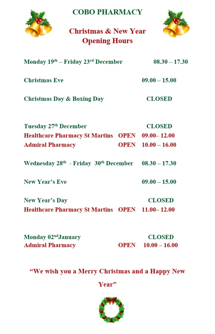 Healthcare Pharmacies (#Guernsey) tweet media