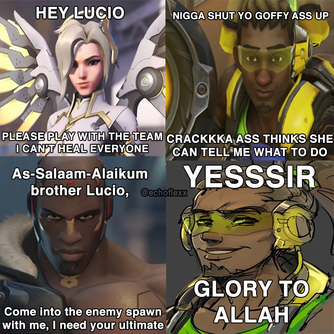 EchoFlexx's tweet photo. How it feels to play Overwatch on the new patch https://t.co/J1NOGG81Kf