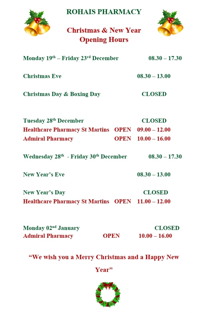 Healthcare Pharmacies (#Guernsey) tweet media