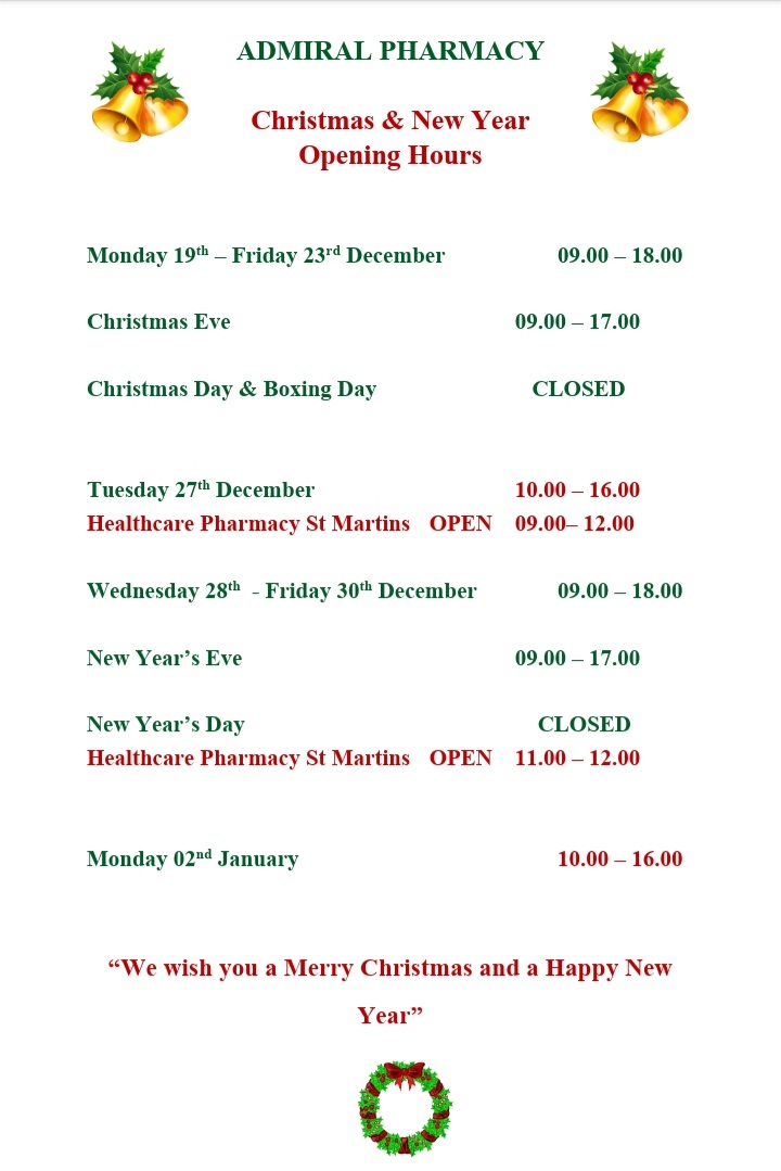 Healthcare Pharmacies (#Guernsey) tweet media