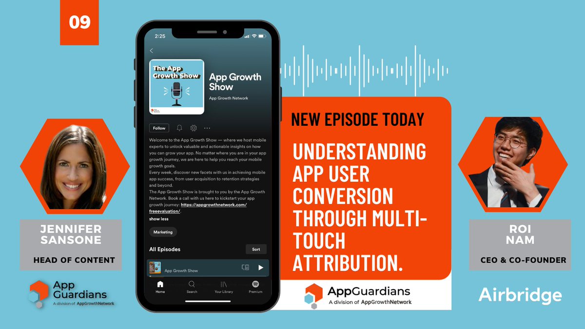 App_Growth's tweet photo. Catch our latest #interview with Roi Nam, Co-founder &amp; CEO of @AirbridgeHQ to uncover how using their Multi-Touch #Attribution tool can maximize your app’s #marketingROI.

Tune in now to watch our latest episode here:

https://t.co/toDA8LQ2yn

#appmarketing #mobileapps #MMP https://t.co/kAZgbwgTRv