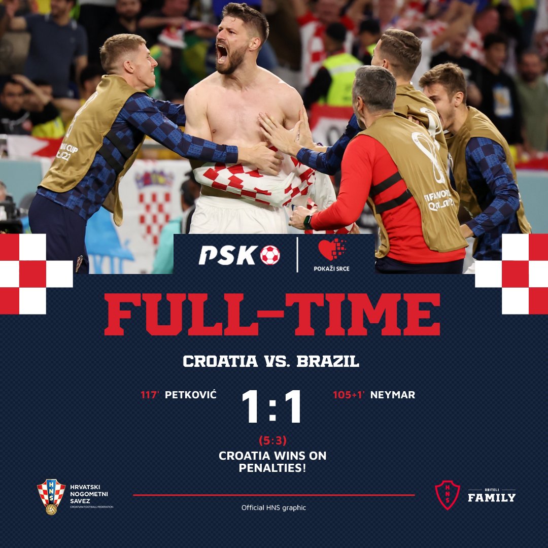 THERE IT IIIIIIIIIIIIIIIIIIIIIIIIIIIIIIIIIIIIIIIIIIIIIIIIIIIIIIIIIIS! 🎇
 #CROATIA INTO THE #FIFAWorldCup SEMIFINALS! 💥
AGAIN! 😱

#CROBRA #Qatar2022 #Family #Vatreni❤️‍🔥