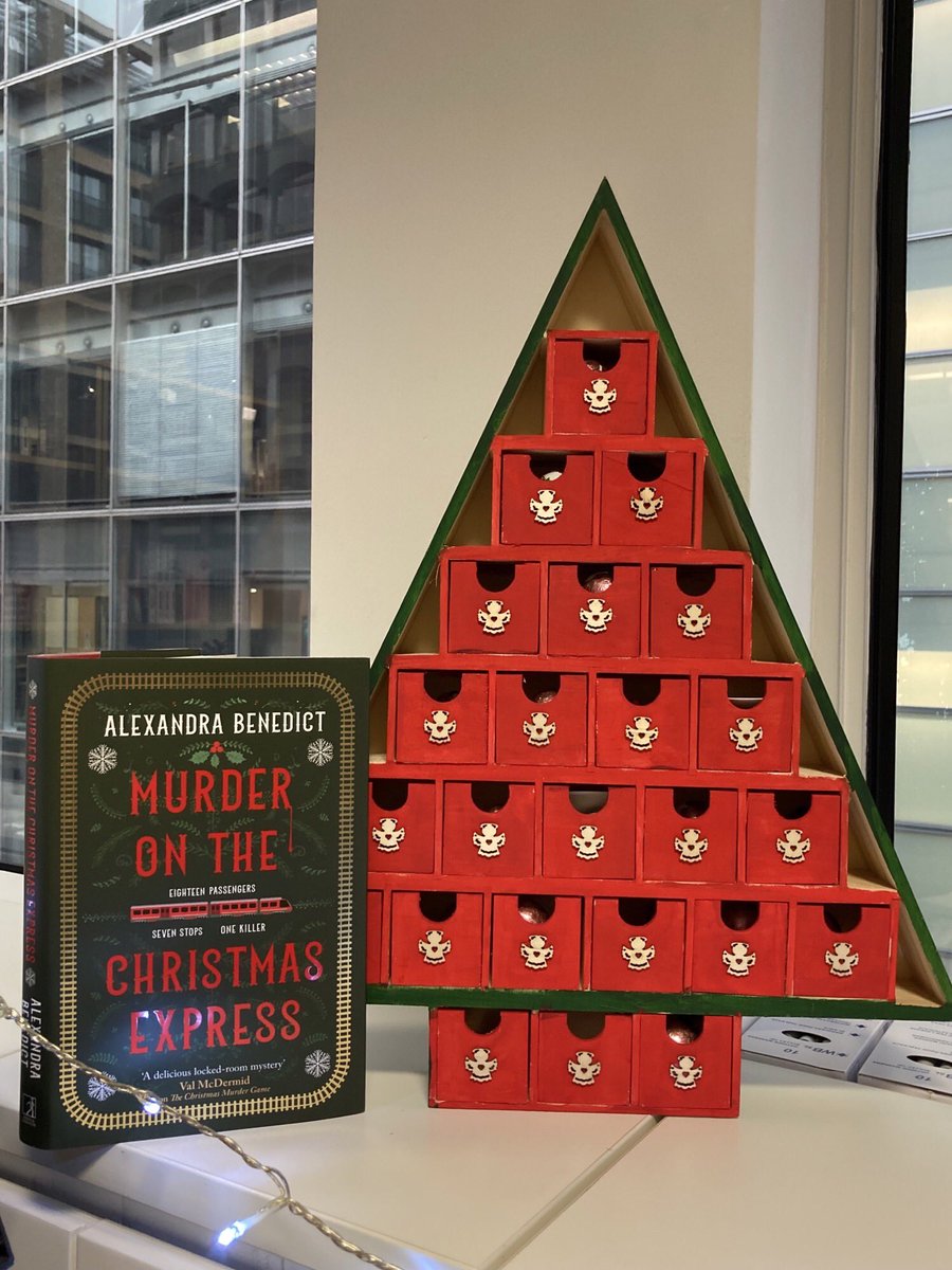 ak_benedict's tweet image. COMPETITION TIME! Win this stunning, hand painted #Murderonthechristmasexpress advent tree, full of festive gifts including embroidered decorations made with love by ME! Just RT and tag a friend who would love the book to enter. The winner will be selected on Monday. UK only. Xxx