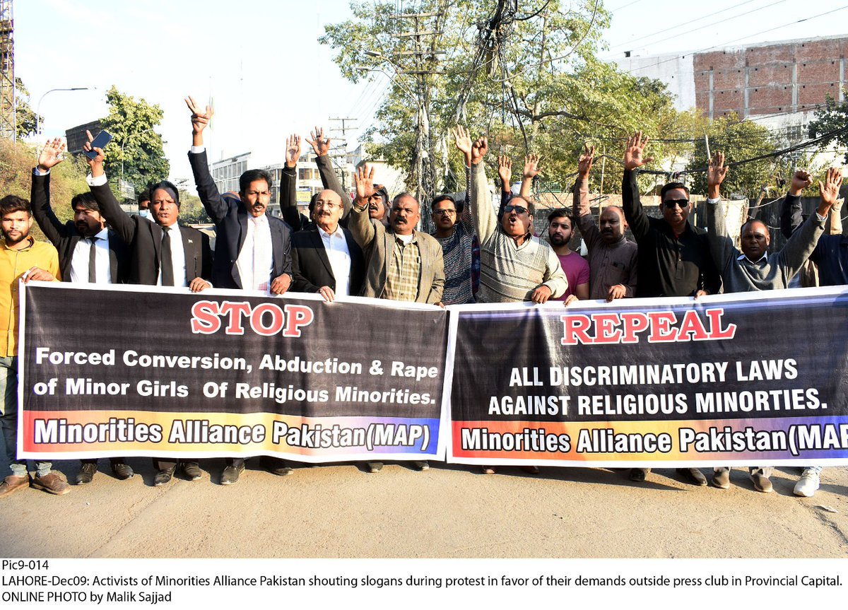 shamaunalfred1's tweet photo. #IHRD #Lahore9thDecember2022 #protest #MinoritiesAlliancePakistan #PressClubLahore #ledBy #ShamaunAlfredGill # Sunil Gulzar,Dr.Sharjeel, Abdul Hameed Rana,Jahangir Chaudhry #discussed #blasphemyLaws #abduction #minorgirls #forcedConversion #doubleVote #jobQuota #Census https://t.co/GRQpBNePas