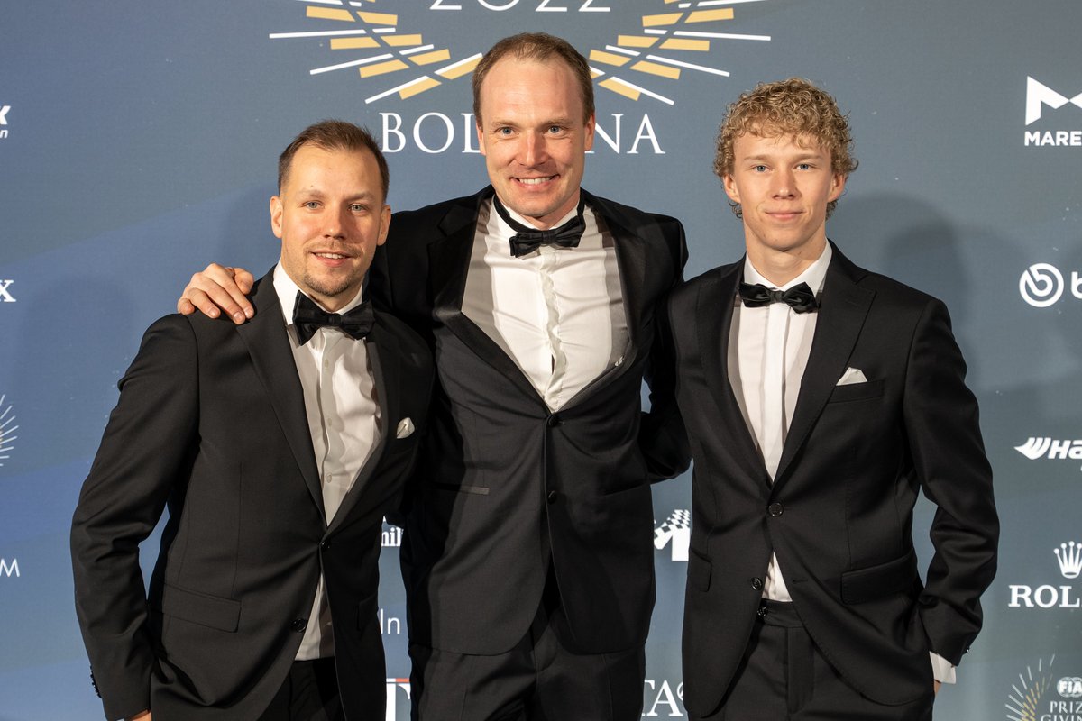 Suited and booted for the big night in Bologna! 

#ToyotaGAZOORacing #WRC #FIAPrizeGiving