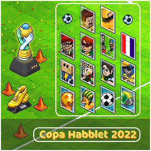 MeuHabblet's tweet photo. COPA HABBLET - SORTEIO RELÂMPAGO ⚽️

 ⚽️ PRÊMIO: 
3 figurinhas aleatórias da imagem abaixo (10 vencedores)

 ⚽️ REQUISITOS:
▫️ RT + LIKE
▫️ Responder este post até 15:30 BR/ 18:30 PT com seu nick
▫️  Fakes não permitidos

Resultado: Ainda hoje https://t.co/GJNb1vTxhS