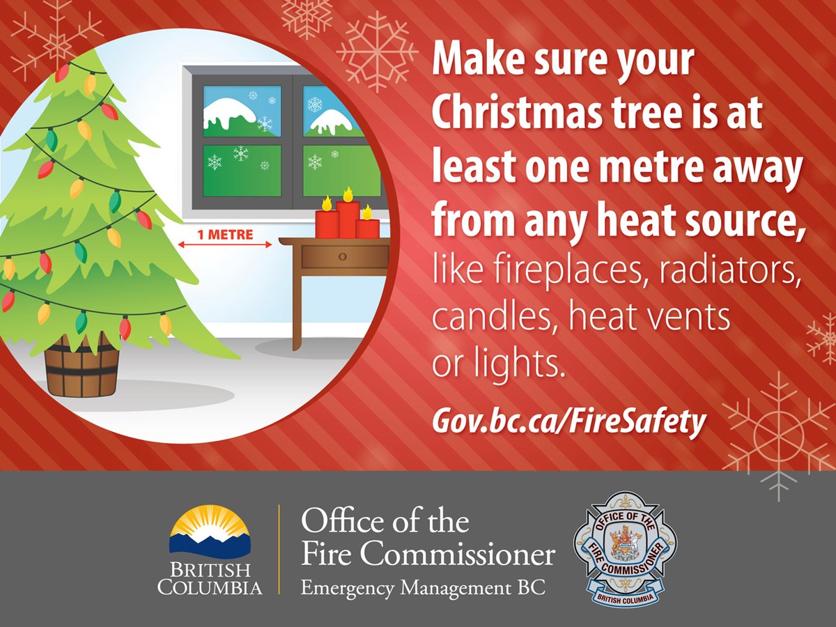 BC Office of the Fire Commissioner on Twitter "Holiday decorating tips