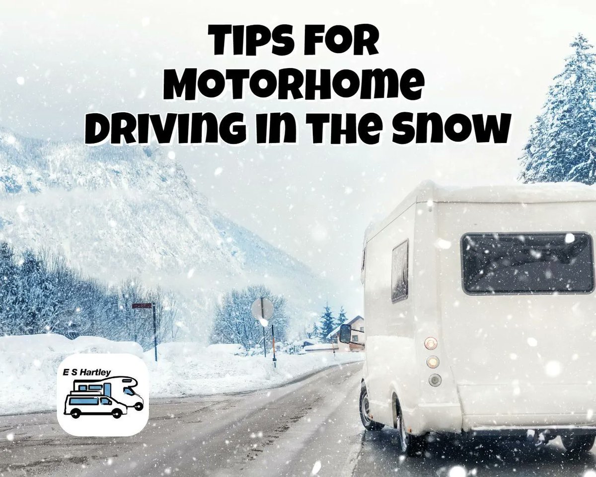 ESHartley's tweet photo. 'Keep safe while driving in the snow'

Many owners tour all year round with 1,000's now living in their motorhome full time. So here's some top tips courtesy of Practical Motorhome to keep you safe on tour this Winter...... https://t.co/6YAswjXVql

#safedriving #drivinginthesnow https://t.co/NPgxNw38m3