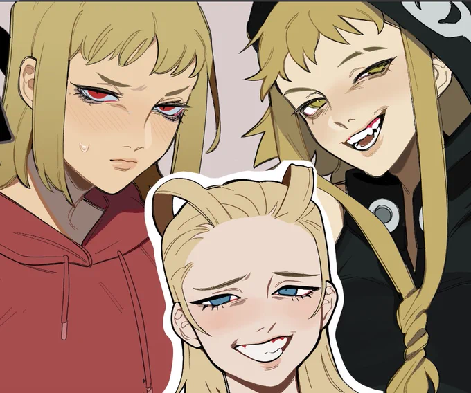 and just like that my trifecta of "blonde women up to no good" is complete 