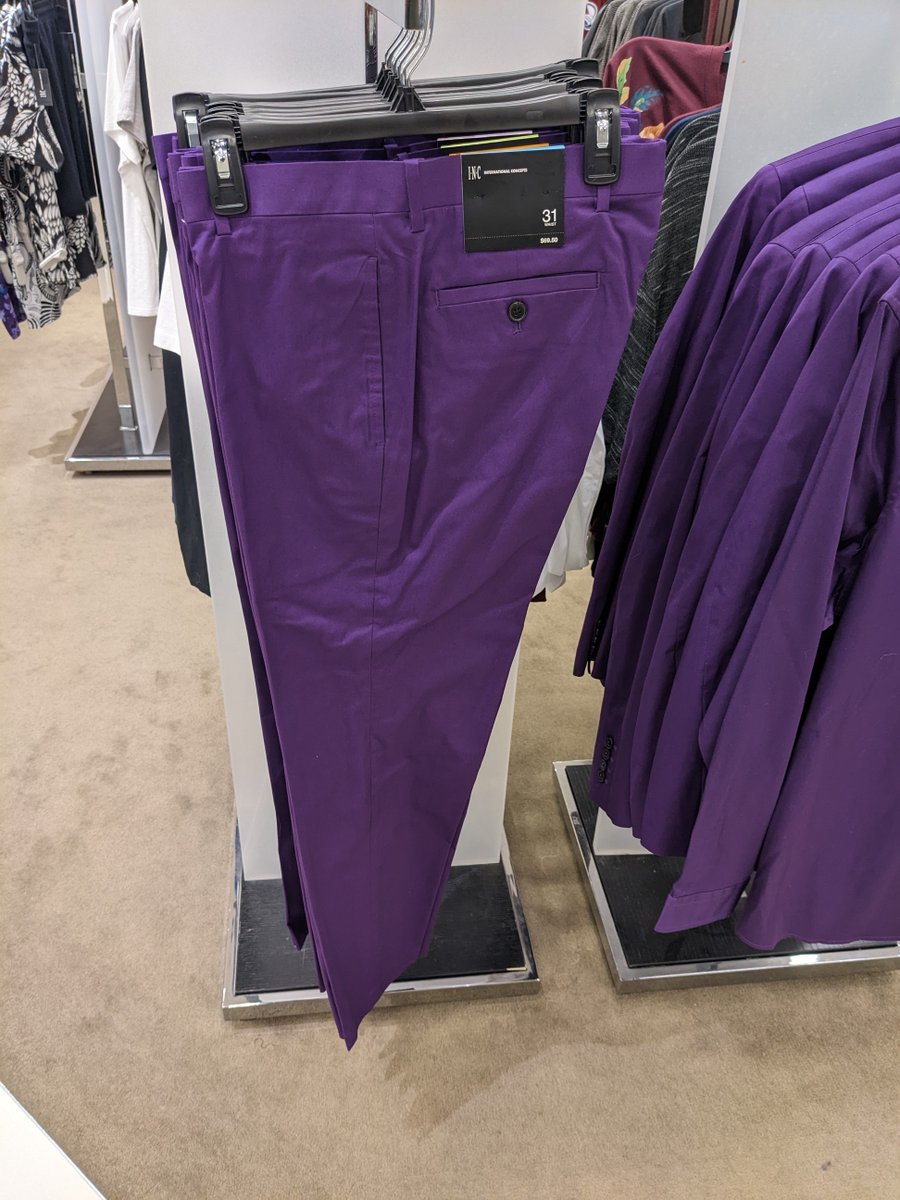 Are khakis not a thing any more? Wanted to grab a pair for more casual setting interviews where a suit and tie isn't necessary, and <a href="/Macys/">Macy's</a> literally had none unless you count these legendary slacks