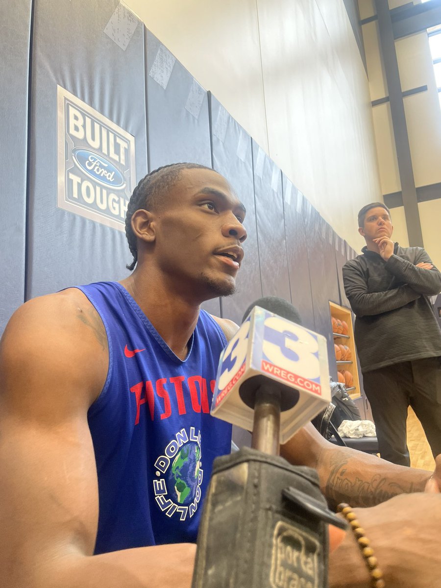 Former Memphis Tiger Jalen Duren back in the city tonight with the Detroit Pistons. Duren coming off a 12 point, 13 rebound night against New Orleans