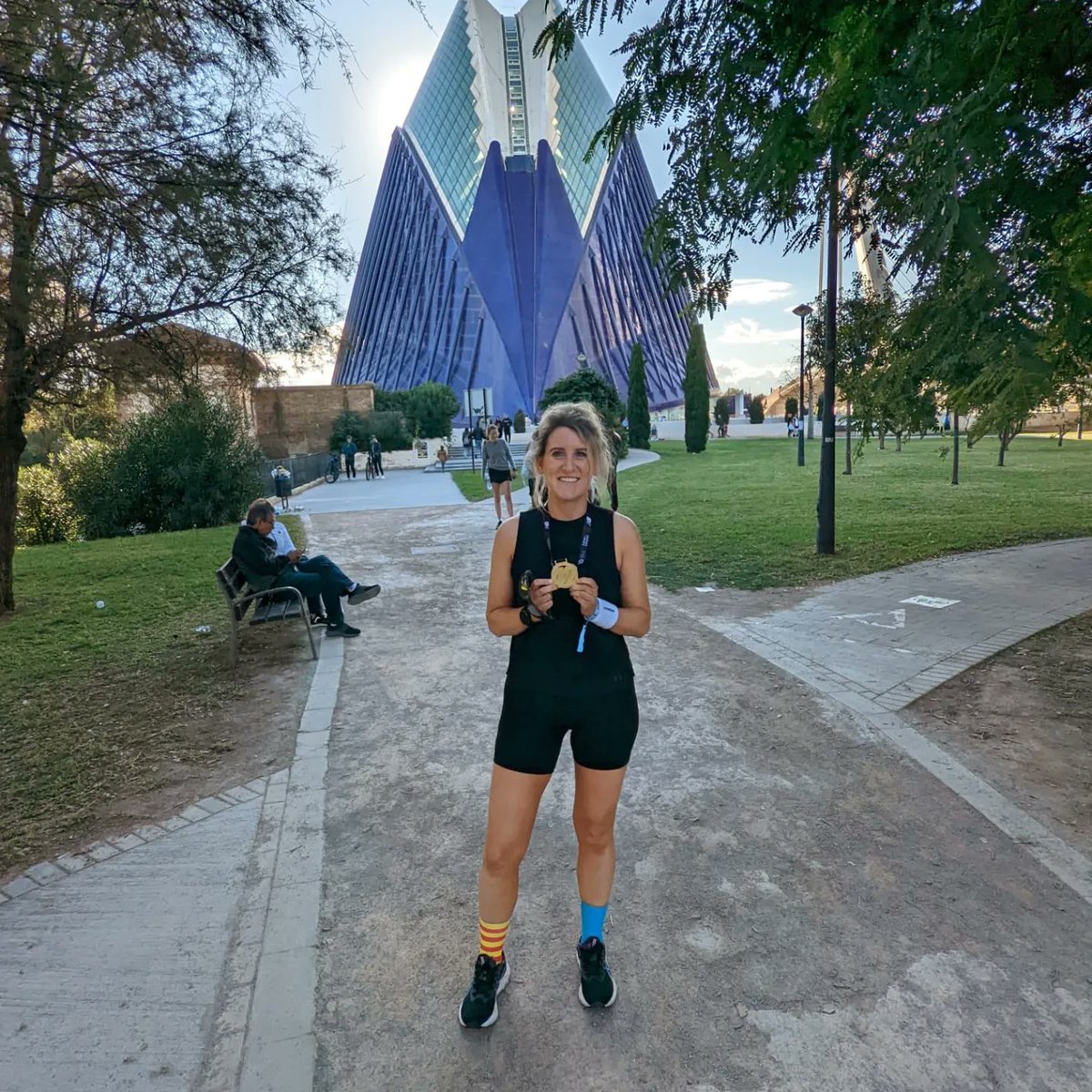 Valencia Marathon with Valencia socks complete 🫠 🥵