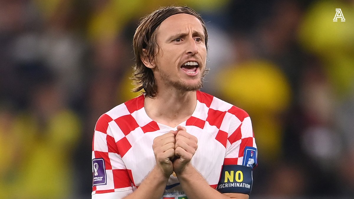 TheAthletic's tweet photo. At 37 years old, this could be Luka Modrić's final #FIFAWorldCup

Croatia keeps its — and his — championship hopes alive with yet another stunning comeback win. https://t.co/RI6tkZDaKU