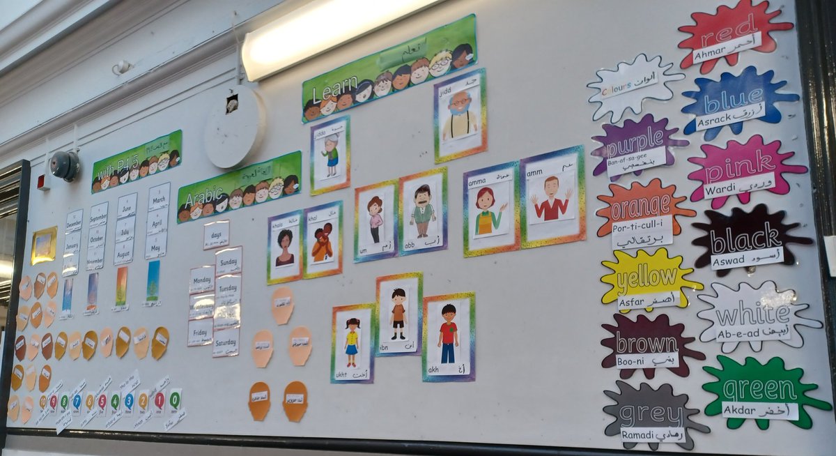 Throughout the weeks our @P4LorneStreet have learned colours, family, days, months &amp; seasons. Their surprise today was to see their names written in Arabic - 3 pupils wrote their own names in Arabic <a href="/EALGlasgow/">EAL Service, Glasgow</a> <a href="/EqualitiesEdGCC/">Equalities Education Services GCC</a> <a href="/EALDominicB/">Dominic Brassington EAL (he/his)</a> <a href="/EALSuccess/">EAL Success</a> <a href="/YIscheme/">Young Interpreters</a>