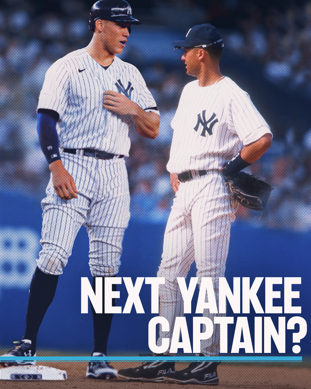 The Captain Aaron Judge And Derek Jeter New York Yankees