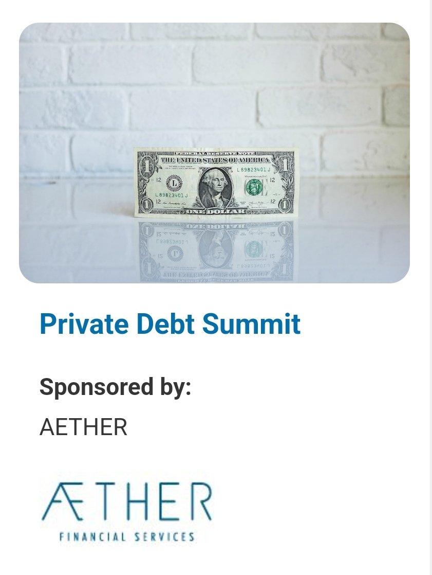 Next <a href="/IpemMarket/">IPEM</a> edition will takes place in Cannes. As #sponsor of the Private Debt Summit find <a href="/AetherFS/">Aether Financial Services</a> on 23-25 january! #ipem2023
