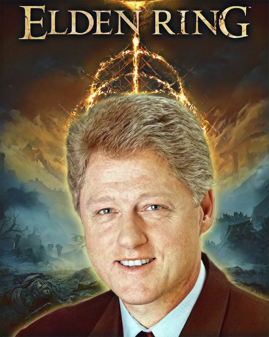 Someone made an Elden Ring Bill Clinton mod, because of course they did