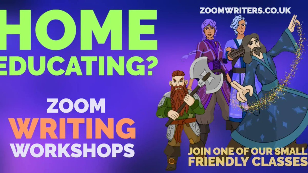 MogzillaBooks's tweet image. Sign up your child to write an epic story next week with #Spartapuss author Robin Price in these fun Zoom writing workshops. 

buff.ly/3vspSIc 

#Spartapuss #MogzillaBooks #CreativeWritersClub #ZoomWriters #Creativity #Writing #HomeSchooling