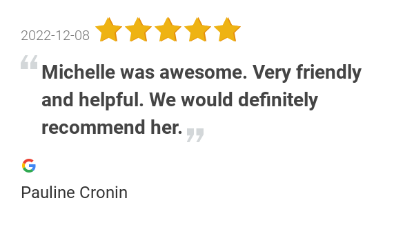 executivecarlax's tweet photo. New 5.0-star Review: "Michelle was awesome. Very friendly and helpful. We would definitely recommend her." https://t.co/HGnEeqXsrI