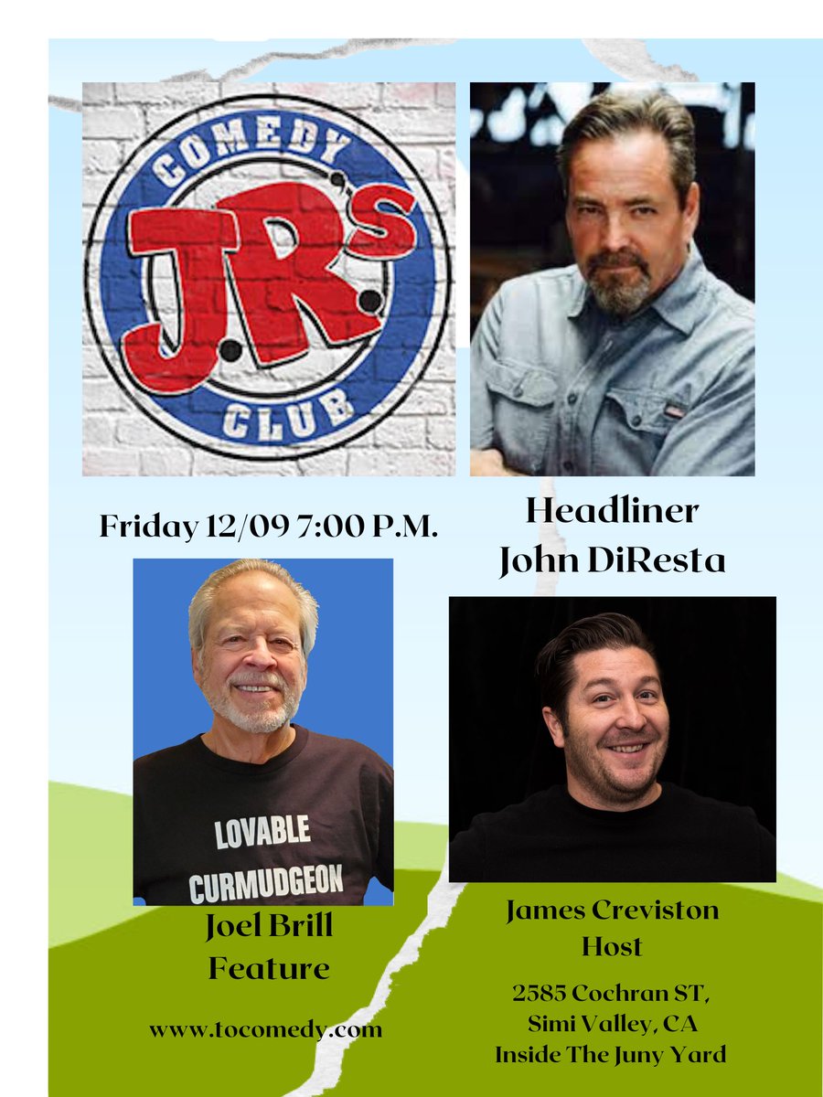 Simi Valley and surroundings, don't miss tonight's show. Save time and avoid the line - get your tickets now at tocomedy.com