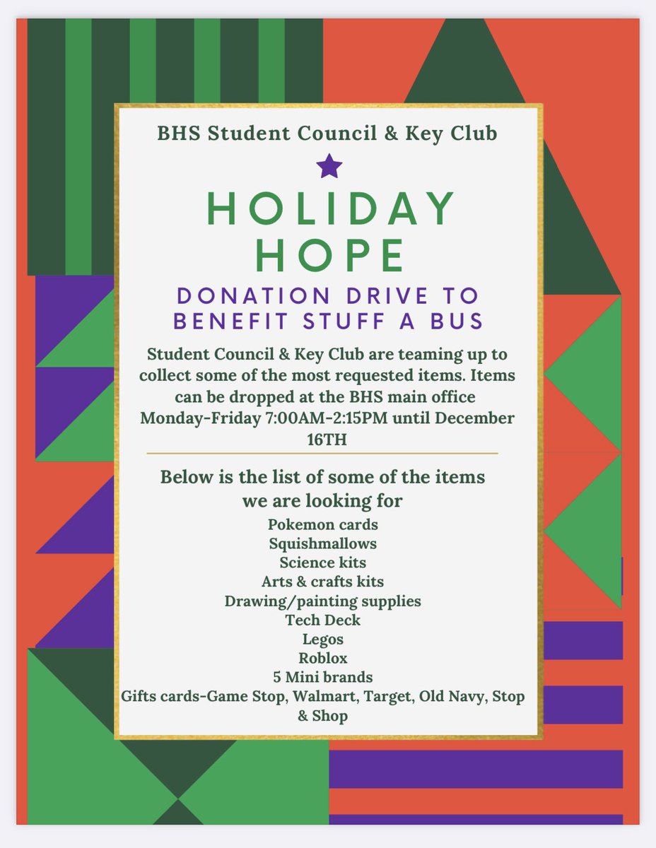 PrincipalCetner's tweet photo. Please help support families in the Bourne community. Donations may be dropped of at BHS #stuffabus #BPSbusdrivers https://t.co/aAO62H8j06