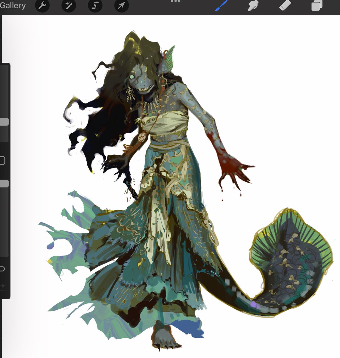 'lacanth sea hag sona. for the small cost of your life essence she will help you conceive the child of ctulhu