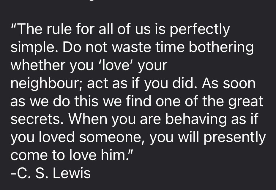 ofctimallen's tweet image. This part of the quote is my focus “…act as if you did.”