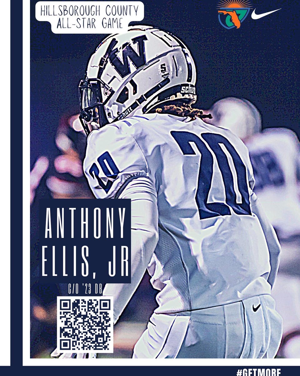 Reminder to come out and support our guys at the Hillsborough County All-Star Game on Sunday, 6pm at @CHSChiefsFB
#GetMore #RecruittheW <a href="/CoachLikeMike/">BMW</a> <a href="/Coach_Baham/">Robert Baham Jr.</a>